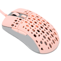 Miniatyrbillede 3 af 8: Mus med justerbar DPI-hastighed RGB-baggrundsbelysning ergonomisk bikube-skal letvægts gaming-mus pink