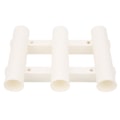 Miniatyrbillede 7 af 8: Stang Opbevaringsholder Væg Sidemonteret 3 Rør Fiskestang Stativ Tykker Plast Stang StandHvid