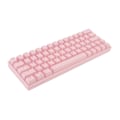 Pikkukuva 3 / 8: Vaaleanpunainen 64 näppäimen mekaaninen näppäimistö 5V DC tukee langatonta 2.4G Bluetooth 3.0 5.0 Type C langallista pelihiirtä Windows Red Switchille
