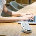 Miniatyrbillede 4 af 5: Hængende Halsventilator Bærbar Personlig Mini Kølende USB Skrivebordsventilator Fleksibel Rejseventilator Grå