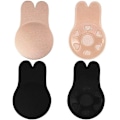 Miniatyrbilde 1 av 5: Usynlig selvklebende push-up BH for festbryllupskjoler - 2 par (L/XL)