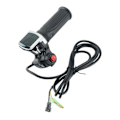 Pikkukuva 2 / 5: 48V Sähköpolkupyörän skootterin nopeussäädin LCD-näytöllä ja kytkimellä EBike Twist Throttle Accel
