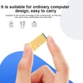 Miniatyrbillede 7 af 8: USB 3.0 til Type-C Adapter Bærbar Opladerkonverter til Smartphone Tablet Harddisk (Guld)