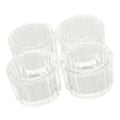 Miniatyrbilde 5 av 8: Telys lysestaker i glass HM2330601 med 4 klare telys lysestaker for bordet midtpunkt