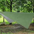Miniatyrbilde 6 av 8: Telthimling Vanntett Solsikker Multifunksjonell Telthimling for Utendørs Camping Strand Sølvgrønn 300x300CM