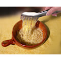 Miniatyrbillede 3 af 5: Rustfrit Stål Spaghetti Tænger Pasta Serveringsværktøj Sæt af 3 Kam Design 1,0 mm