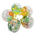 Miniatyrbilde 6 av 8: 5 stk 22 tommers 4D dyreprint ballonger gjenbrukbare PP dyreballonger automatisk forsegling flere dyremønstre safariballong
