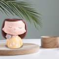 Miniatyrbild 5 av 5: Mini Moderna Blomkrukor Kreativ Blomkruka för Bonsaikrukor Dekoration Kaktus D--