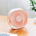 Miniatyrbillede 3 af 5: USB Ventilator Mini Bærbar Ventilator Støjsvag Ventilator Bordventilator 3 Hastigheder Justerbar USB Drevet, til Hjem og Kontor (Pink)