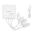 Miniatyrbillede 1 af 8: Drone Batterilader 4-vejs UAV-opladningshub-tilbehør med USB-port til DJI Mini 3 Pro EU-stik 100-240V