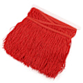Miniatyrbild 1 av 5: 10 meter 14 cm långa fransar Latin klänning tofsar polyester spets trim band sy scen DIY gardin kläder tillbehör röd