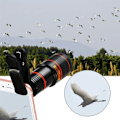 Miniatyrbilde 2 av 8: Universal HD 12x optisk zoom kameratelefonlinse med klips for iPhone