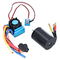 Miniatyrbilde 6 av 8: 3650 4300KV 4P Børsteløs Motor + 60A Børsteløs ESC Sett for 1/10 Fjernstyrt Bil