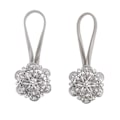 Miniatyrbillede 2 af 8: 2 stk. Krystalgardin Magnetisk Optræk Rustfrit Stål Elegant Blomstergardin Klips Spænde til Stue Soveværelse