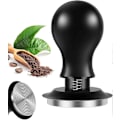 Miniatyrbillede 1 af 5: 51 mm Kaffetamper, Kaffetamper med bølget bund i rustfrit stål, Trykregulerende, Espressotamper til barista-sæt