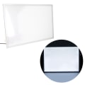 Miniatyrbilde 7 av 8: Frisørsalong Reklame Light Box Plakat Light Box Display Board med metallstøtte