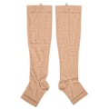 Miniatyrbild 5 av 8: Elastic Sports Open Toe Compression Strumpor Dragkedja Anti-Slip Fotskyddsärmar (XXL)