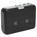 Miniatyrbild 7 av 8: TON007B Bluetooth kassettspelare med hörlurar Auto Reverse-funktion Stereokassettspelare Svart
