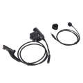 Pikkukuva 4 / 8: Kuulokesovittimen erittäin vahva Push to Talk joustava sovittimen kuulokemikrofonikaapelin vaihto MOTOROLA XIR P8268 P8668