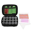 Miniatyrbild 3 av 8: Rhinestone Painting Case 15 Grid Transparent Design Portable Practical Bead Storage Containers Art Supplies