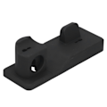 Miniatyrbilde 3 av 8: 3 i 1 Silikon Ladestasjon Stativ Skrivebords Ladestasjon for IPhone 11 Pro for IOS Watch 6 Svart