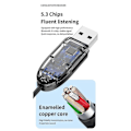 Pikkukuva 2 / 5: Uusi 5.3 Bluetooth-vastaanotin, ei nykyistä auto-MP3-soitinta, 3.5aux-sovitin