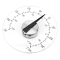 Miniatyrbild 2 av 8: Utomhustermometer självhäftande Transparent fönsterdörr Växthustemperaturmätare