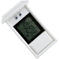 Miniatyrbild 3 av 5: Vattentät Digital Termometer, Klassisk Design, Exakt Mätning för Inomhus eller Utomhus, Lämplig för Trädgård, Växthus, Odlingstält, Vit