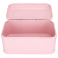 Miniatyrbillede 7 af 8: Pink Iron Brød Container Organizer Giftfri Retro Husholdningskøkken Opbevaringskasse