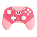 Miniatyrbilde 1 av 8: Bluetooth-spillkontroller - Multifunksjonell trådløs spillkontroll med strømvisning for Switch PC-telefon nettbrett TV rosa