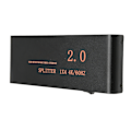 Miniatyrbilde 8 av 8: 1x4 HD Multimedia Interface Splitter 1 i 4 ut Full HD 3D AV-distributørboks for HD TV DVD Monitor Projektor 100‑240V EU-plugg