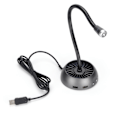 Miniatyrbillede 2 af 8: HXSJ USB-mikrofon med klar lydkvalitet, MIC-driverfri HUB-dockingstation, stemmerør til spilchatkonferencer