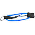 Miniatyrbillede 1 af 8: TPU Justerbar Vandsport Fod Rope Surfing Paddle Board Ankelfjeder Traction Strap (hvid og blå)