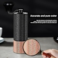 Miniatyrbillede 4 af 5: Husholdnings Elektrisk Kaffe Kværn - Keramisk Kerne, Rosenguld