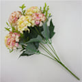 Miniatyrbillede 3 af 8: Kunstig hortensia 10 i 1 blå realistisk let vedligeholdelsesklud kunstig blomsterdekoration til bryllup hjemmefest indendørs udendørs