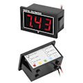 Miniatyrbillede 3 af 8: 1 stk. Digital 0,56″ LED-display Vandtæt Voltmeter DC Spændingsmåler Panel (2,5-30V, Rød)