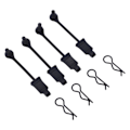 Miniatyrbilde 6 av 8: 4 STK Car Body Clip Holder Shell Fast spennelås for ARRMA for Senton 1/10 RC Car