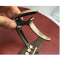 Miniatyrbillede 2 af 2: 1 STK Guitar Capo, Pro Alloy Guitar Capo med Skruejusteringsknap til Akustisk og Elektrisk Guitar, Ukulele, Bas og Banjo.