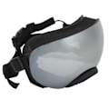 Miniatyrbillede 4 af 8: Hunde Goggles Vindtætte UV Øjenbeskyttelse Justerbar Rem Hvalpesolbriller Universal til Mellemstore Kæledyr Sølv Linse