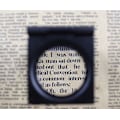 Miniatyrbild 5 av 5: Fällbar fickförstoringsglas med 10x förstoring, handsfree belysning, bärbar fyrkantig design