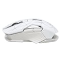 Miniatyrbillede 5 af 8: Trådløs mus 2.4G Trådløs Ergonomisk Design 3 DPI skridsikker rulle USB Genopladelig gamingmus til pc Bærbar computer Hvid