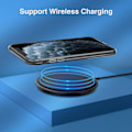 Miniatyrbild 5 av 7: TPU Transparent Skal 1.5mm Ultra Tunn Slank Anti-Guling Skyddande Telefonfodral Tillbehör för Iphone 11 Pro Max 6.5 Tum