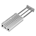 Miniatyrbillede 3 af 8: Pneumatisk luftcylinder tynd med 3 styrestænger aluminiumlegering hardware MGPM12X100