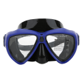 Miniatyrbild 1 av 8: Dykglasögon för vuxna Simning Scuba Snorkelutrustning Anti-dimma undervattensglasögon Blå