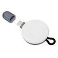 Miniatyrbillede 7 af 8: USB C Smart Watch Trådløs oplader Hurtigopladning Bærbar magnetisk sugesikkerhedsoplader til IOS Gråhvid