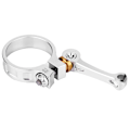 Miniatyrbild 6 av 8: CNC aluminiumlegering Quick Release Cykelsits Rör Clip Cykel Sadelstolps Clamp (silver)
