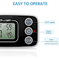 Miniatyrbild 2 av 5: Digital kylskåp frys termometer - 2-pack, stor LCD-skärm, min/max-funktion, 3 stödmetoder, C/F-konvertibel