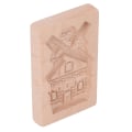 Miniatyrbillede 4 af 8: Træ Cookie Form Bøg Genanvendelig Vaskbar Biscuit Press Stempel Form Til Køkken Bagning Vindmølle