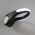 Miniatyrbillede 1 af 2: 2 Pak Led Sko Klips Lys Nat Advarsel Lam Reflekterende Løbeudstyr Lam -JRCN Hvid