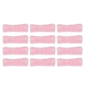 Miniatyrbild 1 av 8: 12 st Värmelös Coral Fleece Hårrullar Hårrullare DIY Curl Hårstylingverktyg Rosa